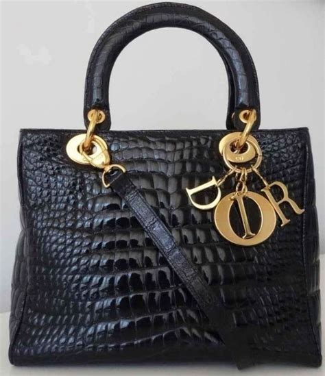 lady dior tasche krokodil|dior handbags designer.